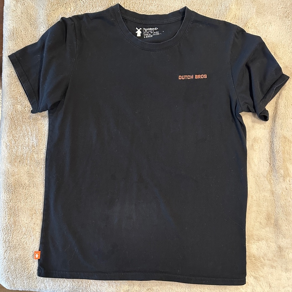 Dutch Bros. Large Black Shirt